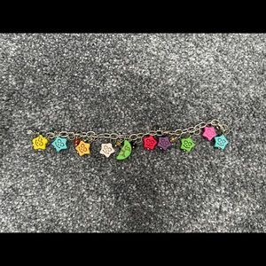 stars with moon charm bracelet